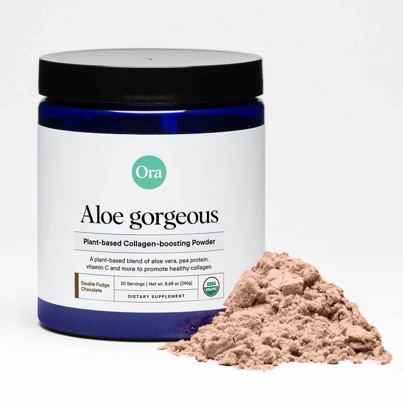 Aloe Gorgeous: Vegan Collagen Booster - Double Fudge Chocolate