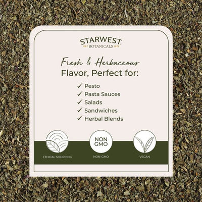 Basil Leaf Cut & Sift Organic