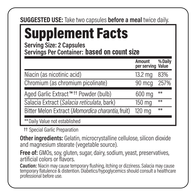 Kyolic Blood Sugar Balance Form 112