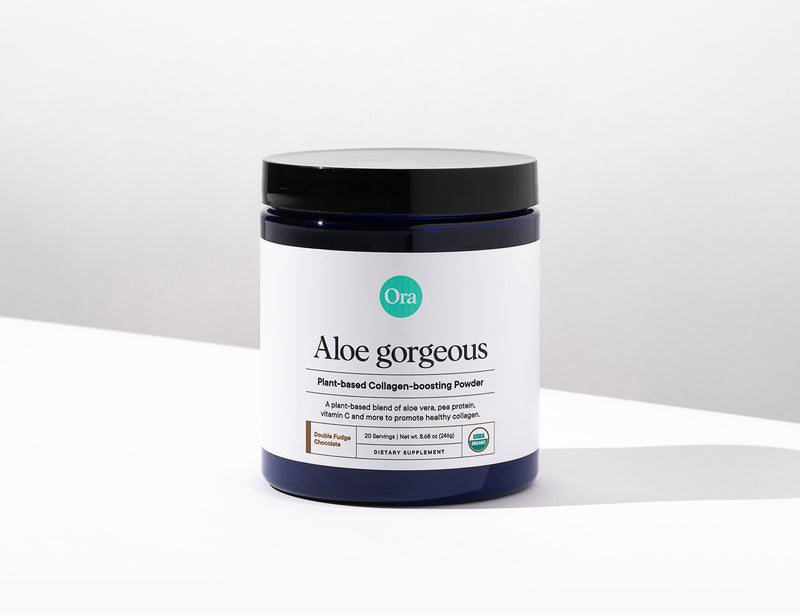 Aloe Gorgeous: Vegan Collagen Booster - Double Fudge Chocolate