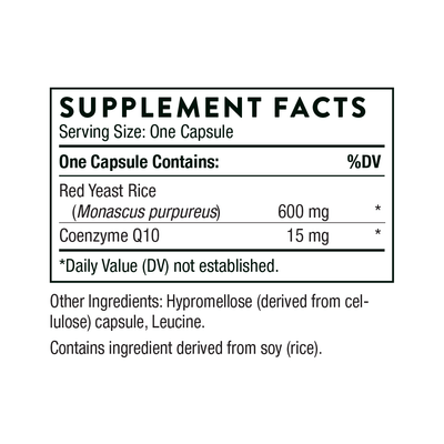 Red Yeast Rice + CoQ10 (120 caps)