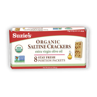 Organic Saltine Crackers with Olive Oil
