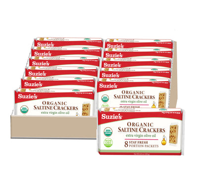 Organic Saltine Crackers with Olive Oil