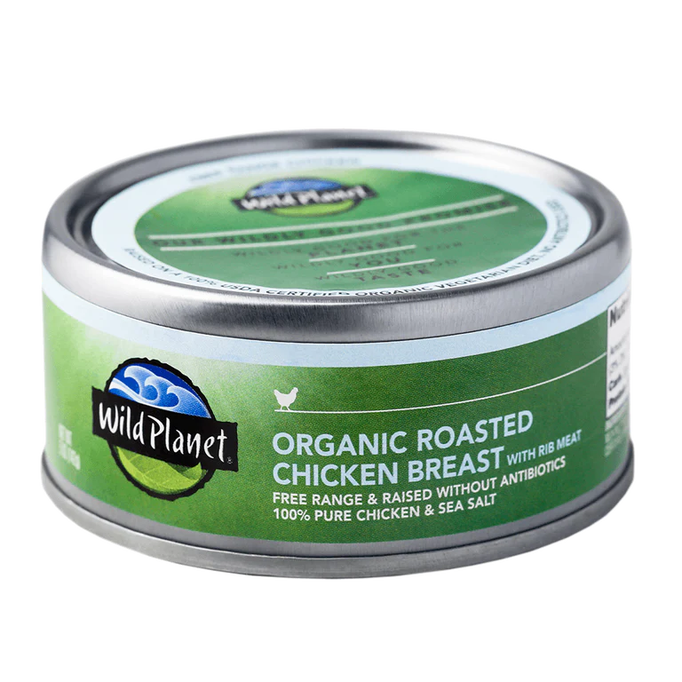 Wild Planet ~ Organic Roasted Chicken ~ 5oz. Canned