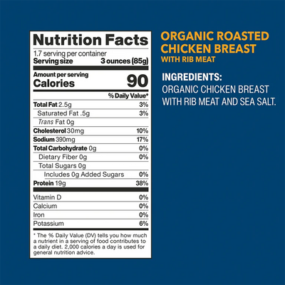 Wild Planet ~ Organic Roasted Chicken ~ 5oz. Canned