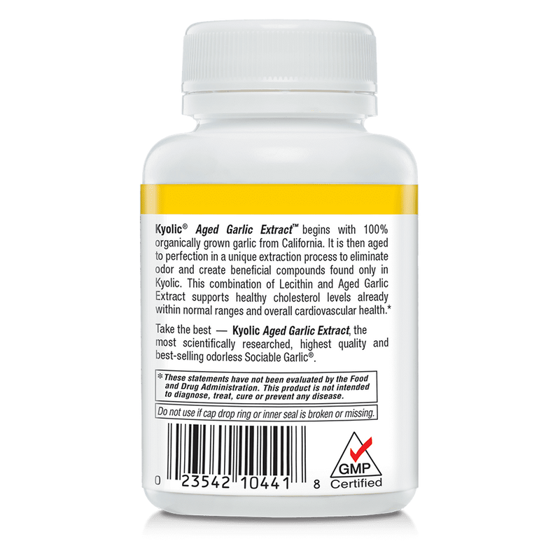 Kyolic Aged Garlic Extract Formula 104 - Cholesterol (200 Capsules)