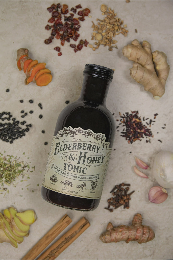 Elderberry And Honey Tonic