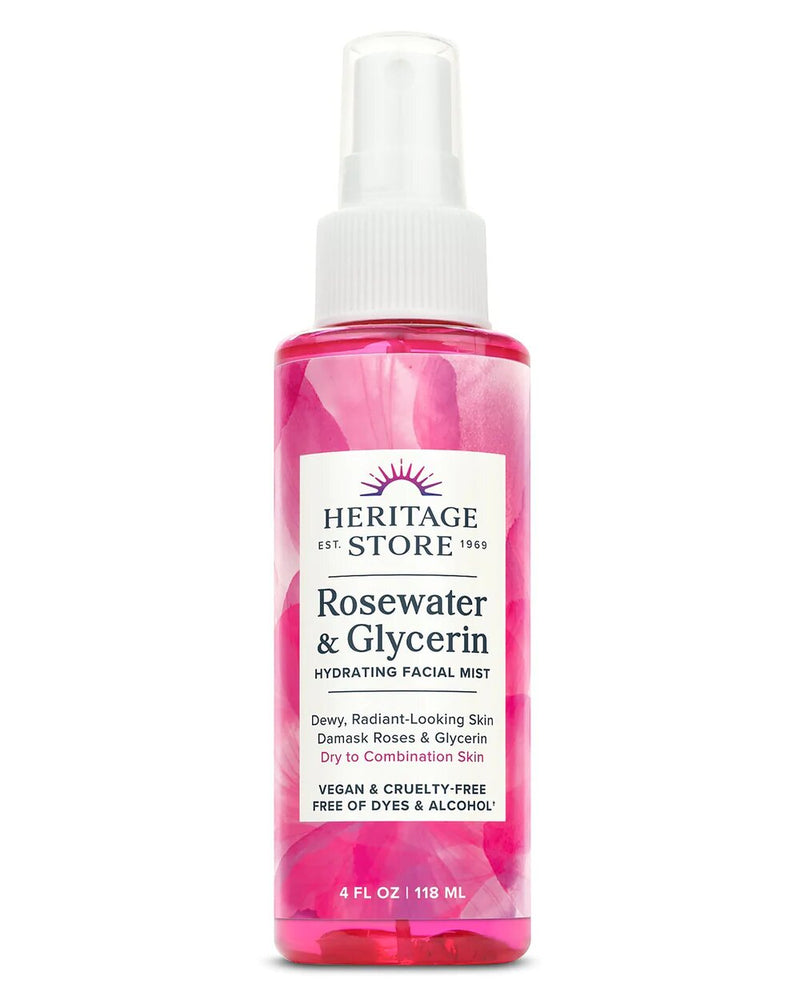 Rosewater & Glycerin w/ Atomizer Spray