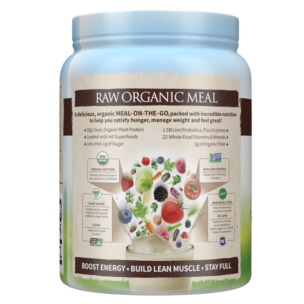 Raw Organic Meal Shake & Meal Replacement Chocolate Cacao Powder