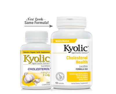 Kyolic Aged Garlic Extract Formula 104 - Cholesterol (200 Capsules)