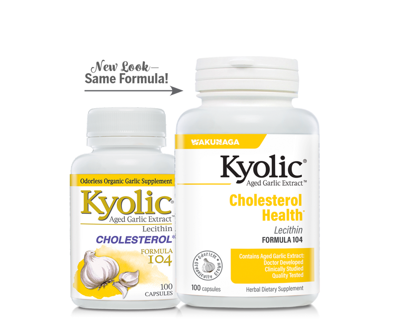 Kyolic Aged Garlic Extract Formula 104 - Cholesterol (200 Capsules)