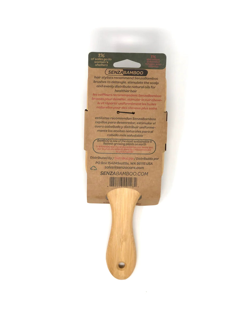 Bamboo Paddle Hairbrush (Large)