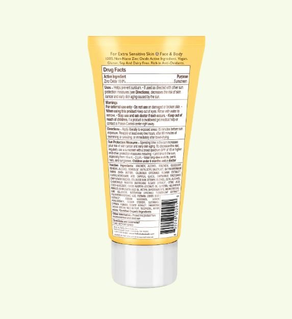 Clear Zinc Fragrance Free Sunscreen Lotion SPF30