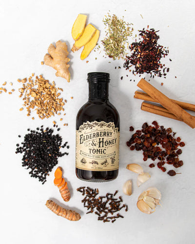 Elderberry And Honey Tonic