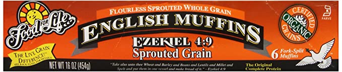 Ezekiel 4:9® Sprouted Whole Grain English Muffins (Local Delivery Only, Do Not Ship)