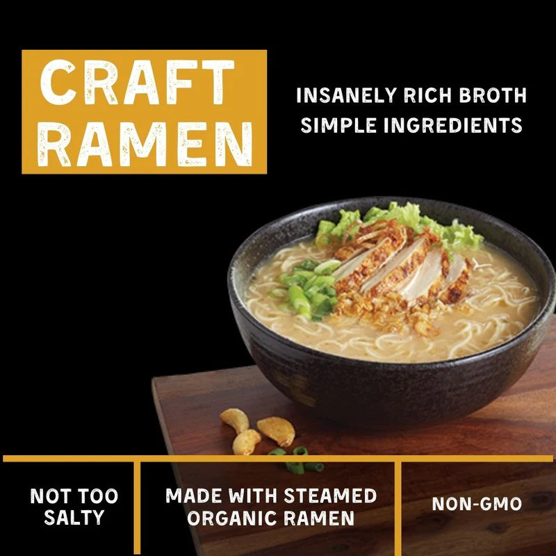 Fried Garlic Chicken Ramen ~ Pillow Pack