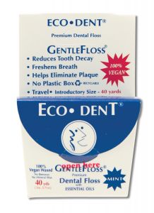 GentleFloss Premium Dental Floss Mint Travel sz 40 yds Each