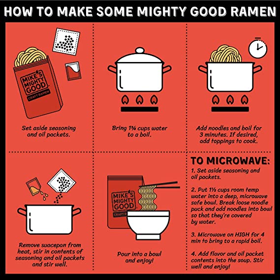 Vegetarian Kimchi Ramen Pillow Pack