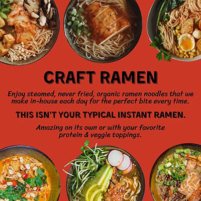 Vegetarian Kimchi Ramen Pillow Pack