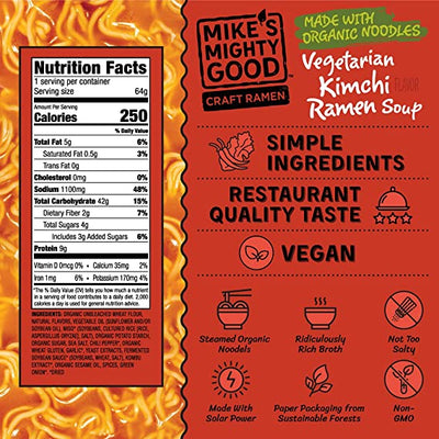 Vegetarian Kimchi Ramen Pillow Pack