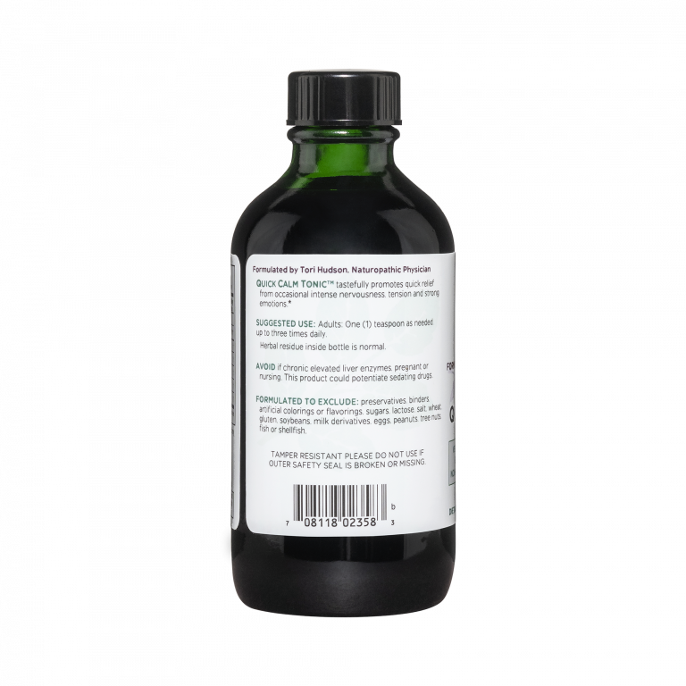 Quick Calm Tonic™ ~ Blackberry Vanilla Quick Relief ~ 4 ounces