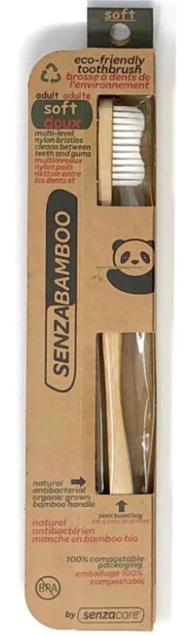 Eco-Friendly Bamboo Adult Toothbrushes