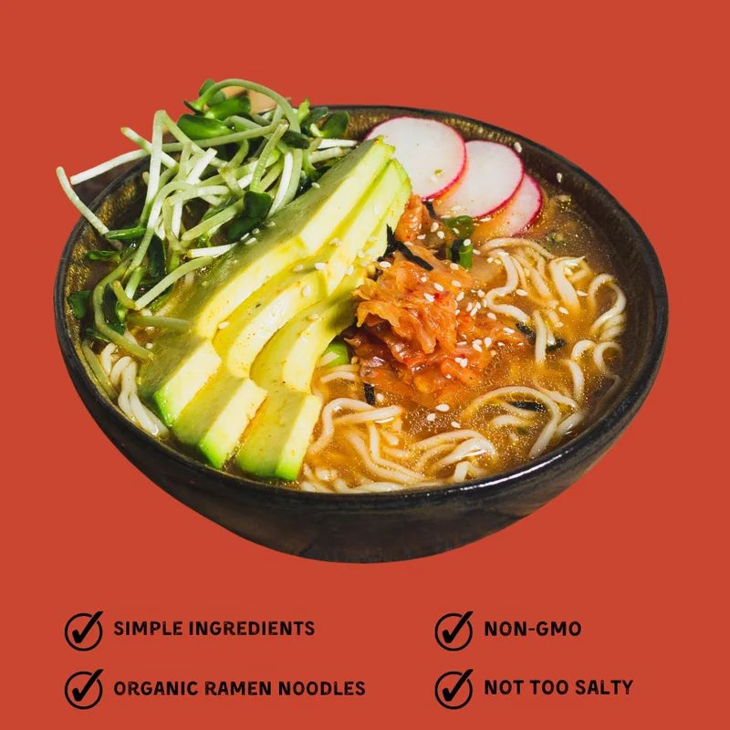 Vegetarian Kimchi Ramen Pillow Pack